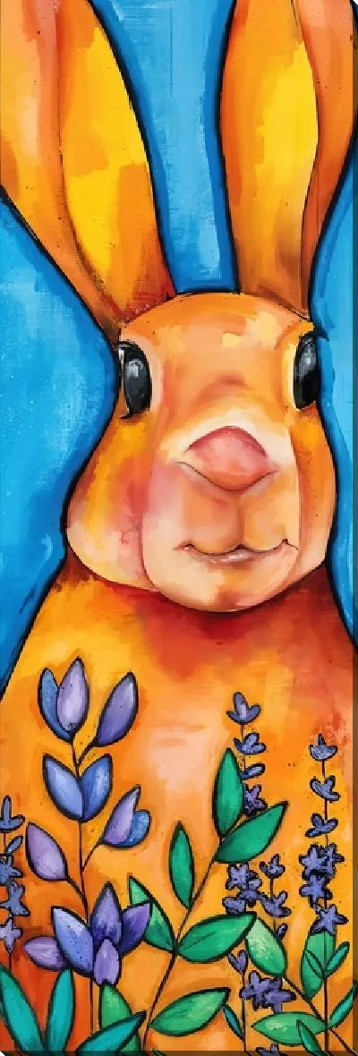 Постер Заяц и лаванда