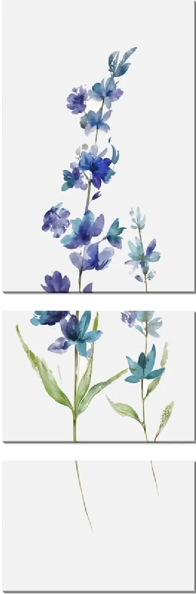 Модульная картина Растение лаванда