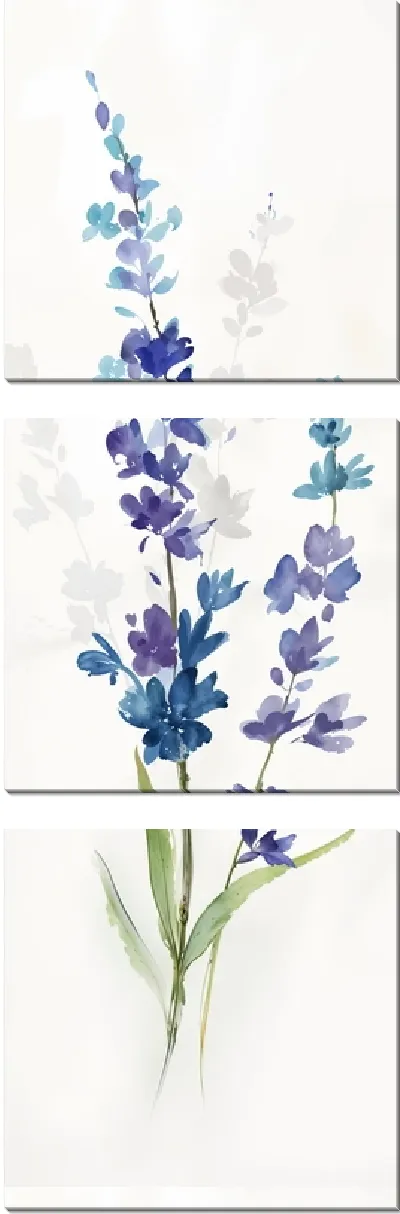 Модульная картина Растение лаванда №2