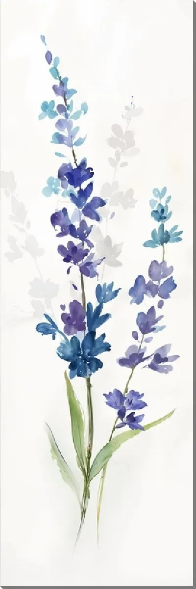 Картина маслом Растение лаванда №2