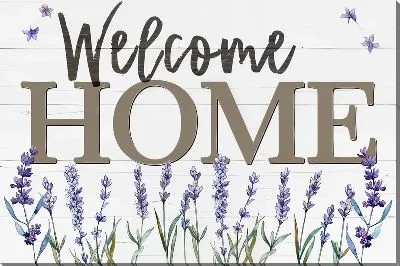 Welcome home  и лаванда