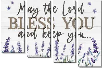 Модульная картина Bless you and keep you