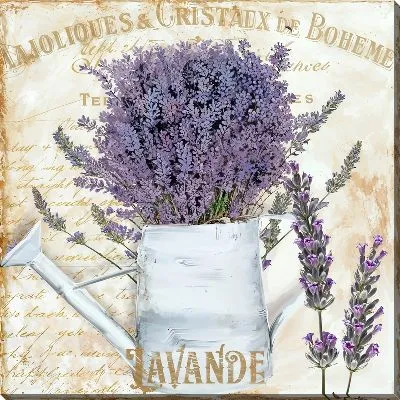 Постер Лаванда в лейке в винтажном стиле