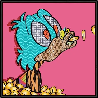 Картина Скрудж Макдак в стиле поп-арт