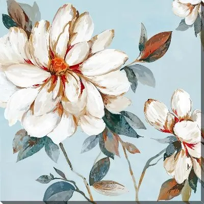 Картина маслом Крупные цветок магнолии