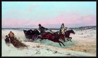 Тройка зимой (Three winter)