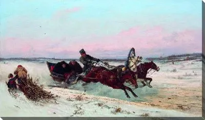 Тройка зимой (Three winter)