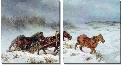 Картина Охота на медведя (Bear Hunt)