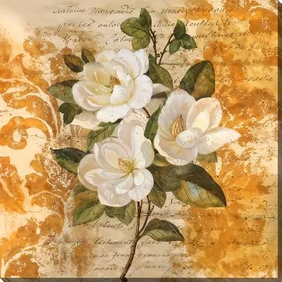 Картина маслом Три белых магнолии