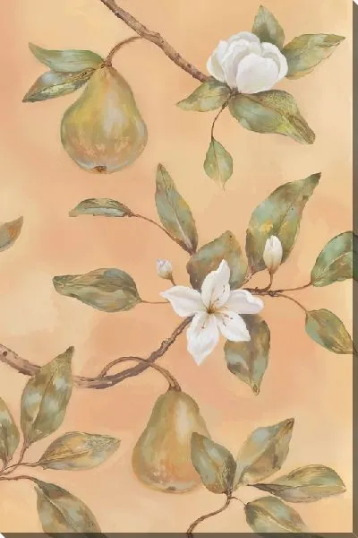 Картина маслом Ветки магнолии с грушами