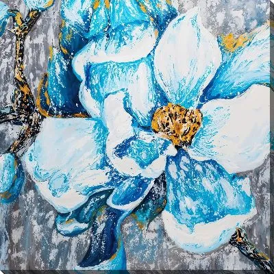 Картина маслом Абстрактная магнолия