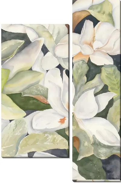Модульная картина White magnolia
