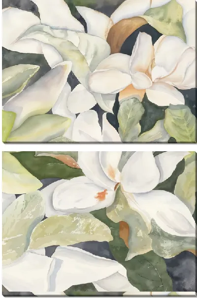 Модульная картина White magnolia
