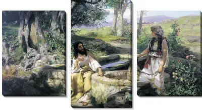 Картина Христос и самарянка (Christ and the Samaritan woman)