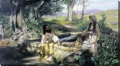 Картина Христос и самарянка (Christ and the Samaritan woman)