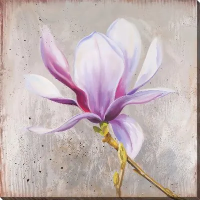 Картина маслом Винтажная магнолия №2