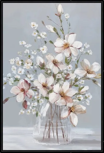 Картина Букет летней магнолии в вазе