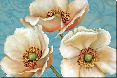 Картина маслом Три цветка магнолии