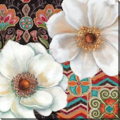 Картина маслом Узорная композиция с магнолиями