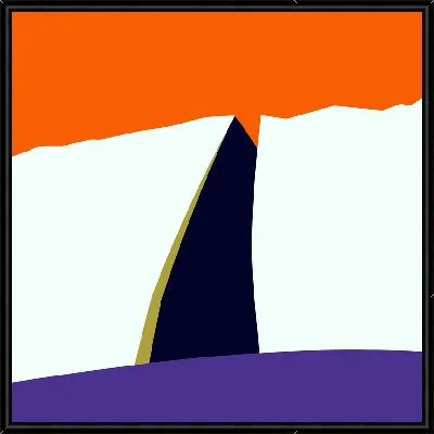 Айсберг в стиле минимализм