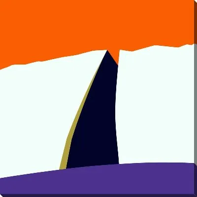 Айсберг в стиле минимализм