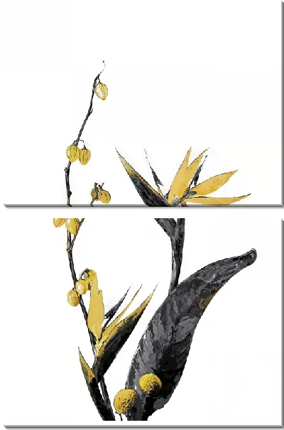 Модульная картина Стрелиция королевская