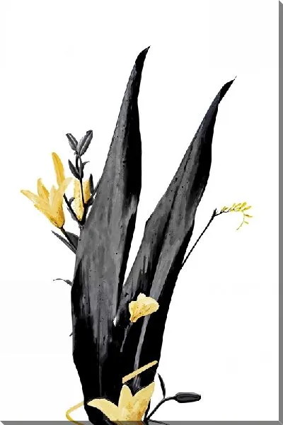 Картина маслом Цветок в стиле минимализм