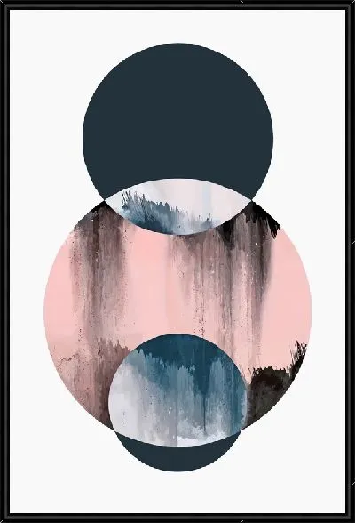 Картина Розовый круг