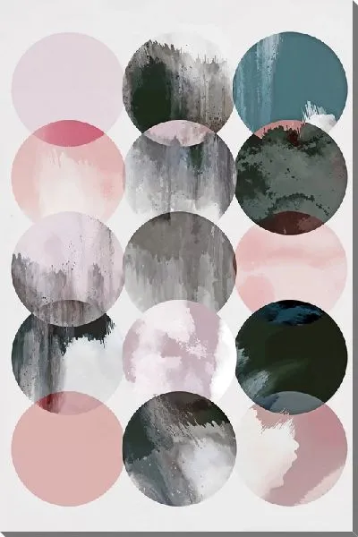 Картина маслом 15 кругов