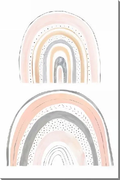 Картина маслом Скандинавский мотив для детской