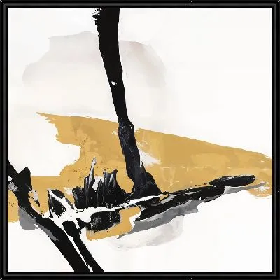 Картина Черная и золотая текстуры