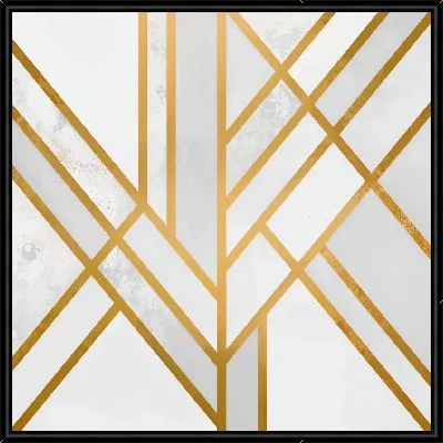 Золотые линии на мраморном фоне