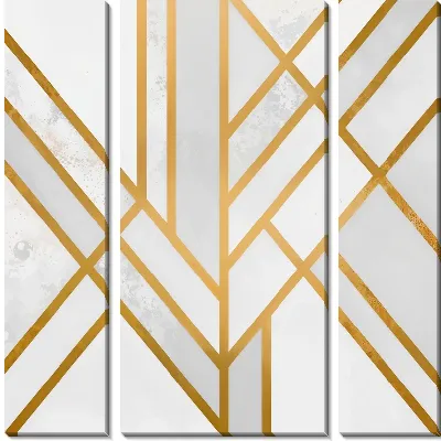 Золотые линии на мраморном фоне