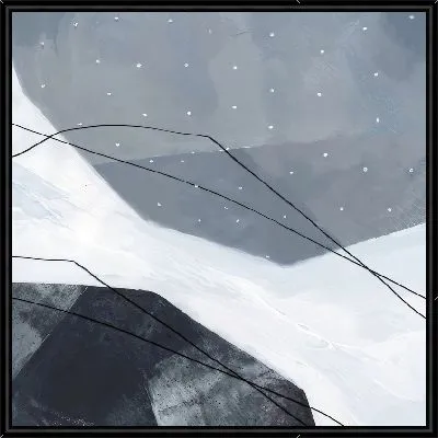 Картина Арт композиция на голубом фоне  №2
