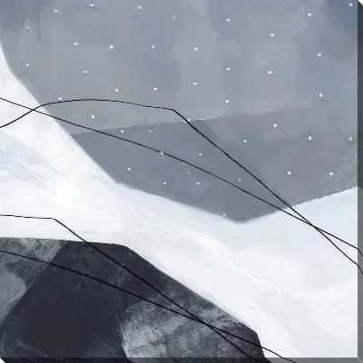 Картина маслом Арт композиция на голубом фоне  №2