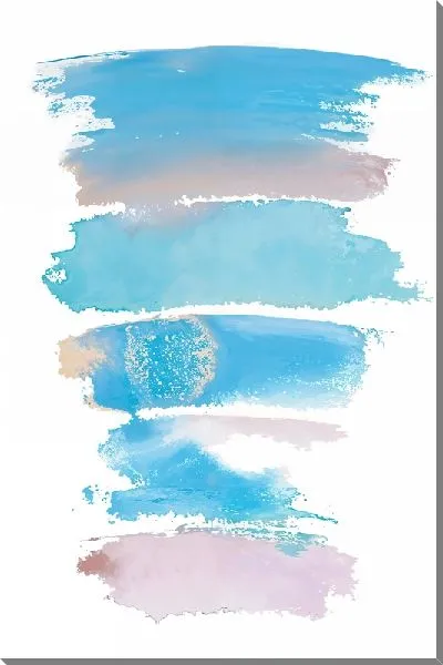 Картина маслом Голубая текстура