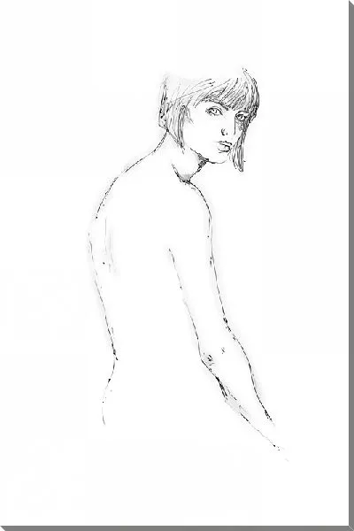 Постер Женский силуэт №2