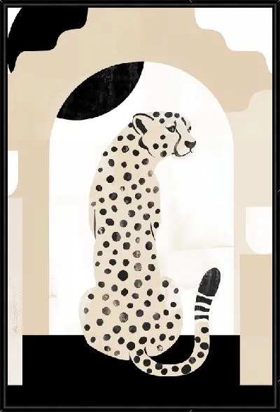 Картина Леопард под аркой