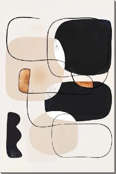 Картина маслом Арт композиция в стиле минимализма