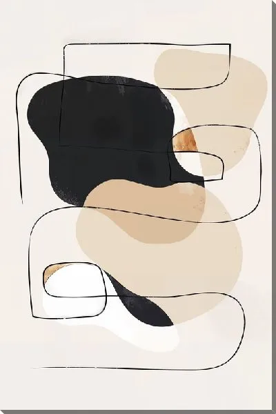 Картина маслом Фигура минимализма