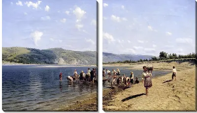 Картина Тоня на Днепре (Tonya on the Dnieper)