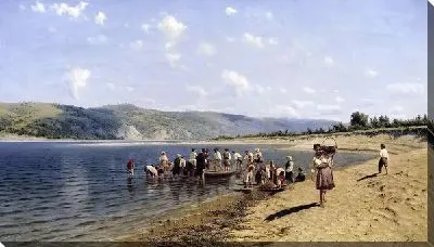 Картина Тоня на Днепре (Tonya on the Dnieper)