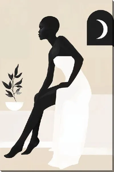 Постер Африканка у окна