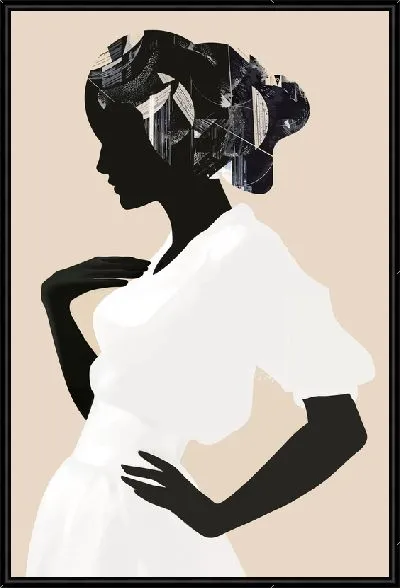 Картина Африканка с головным убором