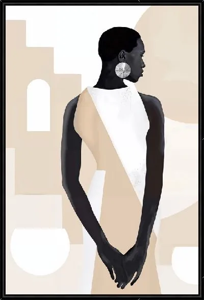 Картина Африканка с сережками