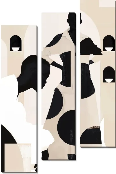 Модульная картина Африканская мода