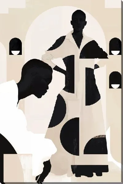 Картина маслом Африканская мода