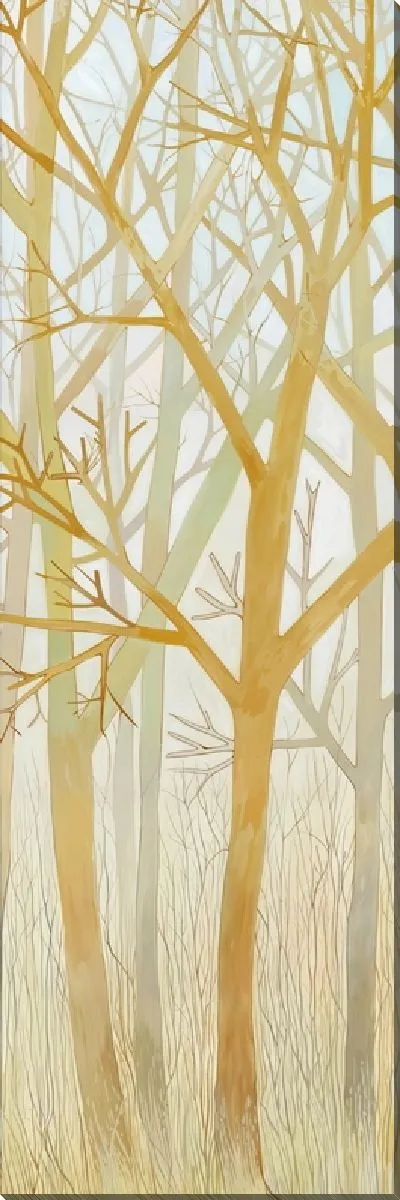 Картина маслом Деревья в стиле минимализм