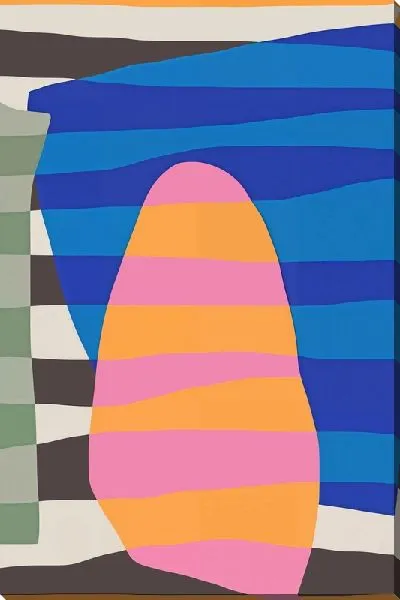 Картина маслом Полосатая композиция