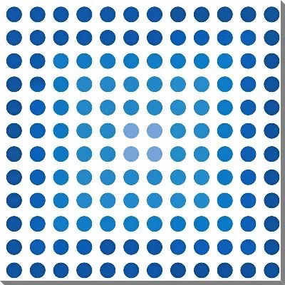 Картина маслом Синие круги